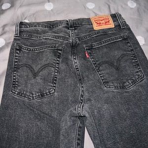 Size 28 Levi Strauss Black Washed Denim